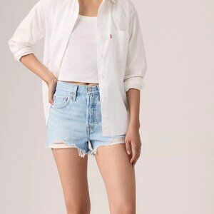 Levi’s 501 Original Cutoff Denim Shorts | Light Wash